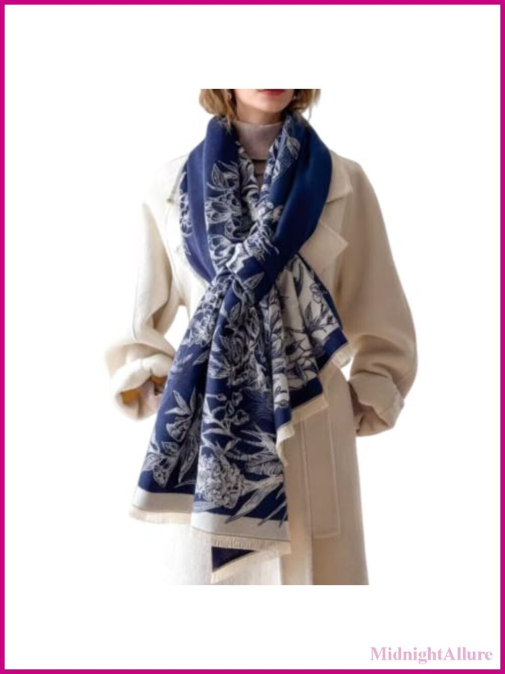Winter Pashmina Shawl Wrap Open Front Poncho Blanket Scarf Travel Cape